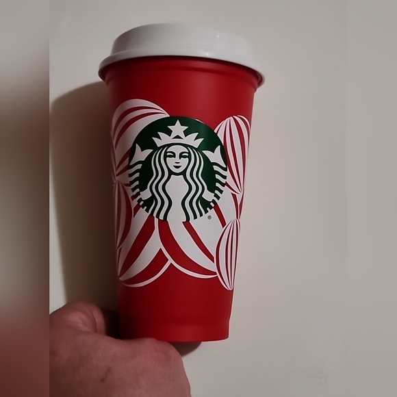 Starbucks Other - Starbucks Christmas Holiday 2013 Reusable Plastic Cup Tumbler 16oz Red